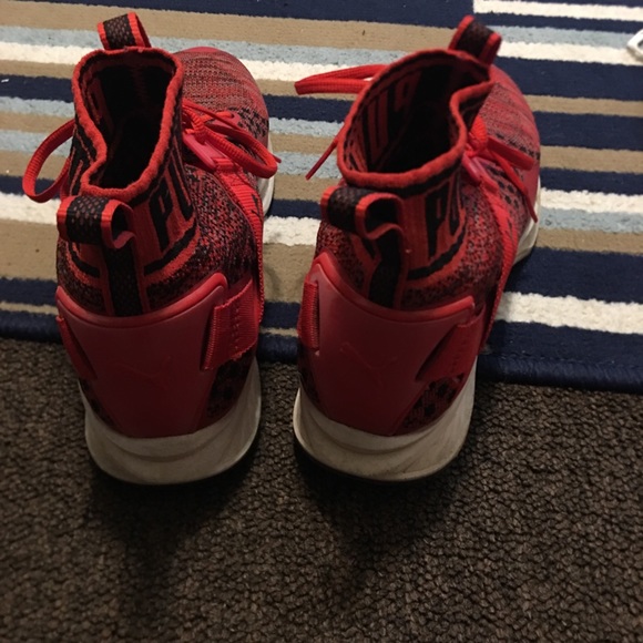 Men’s Puma Ignite Evoknit (red & black) - Picture 4 of 4